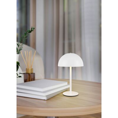 Lampa de masa Munoz, RL, 13x21 cm, 1.3W, 1x SMD, metal, alb mat Lampa de masa Munoz, RL, 13x21 cm, 1.3W, 1x SMD, metal, alb mat