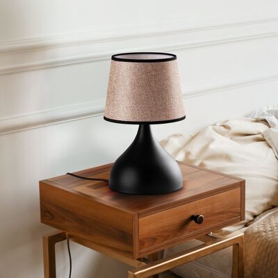 Lampa de masa, Opviq, 892OPV2615, Negru/Bej Lampa de masa, Opviq, 892OPV2615, Negru/Bej