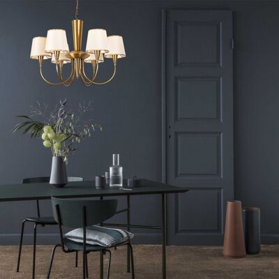 Lustra, Pardo - 3011, Opviq, 75 x 85 cm, 6 x E27, 40W, aramiu antic Lustra, Pardo - 3011, Opviq, 75 x 85 cm, 6 x E27, 40W, aramiu antic