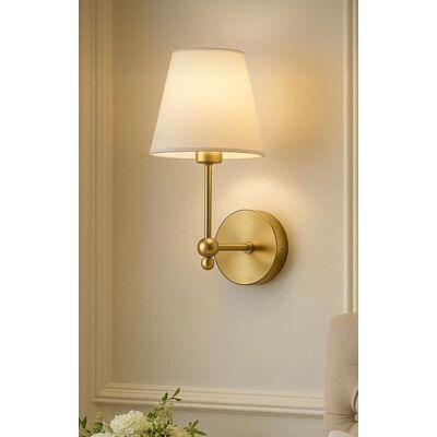 Aplica de perete, Opviq, 751ARL1149, Metal, Crem / Aur Aplica de perete, Opviq, 751ARL1149, Metal, Crem / Aur
