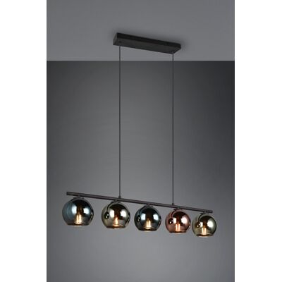 Lustra Sheldon, RL, 83x13x150 cm, 10W, 5x E14, metal, multicolor Lustra Sheldon, RL, 83x13x150 cm, 10W, 5x E14, metal, multicolor