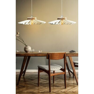 Lustra 2 piese, 160, FullHouse, 52 x 45 cm, 1 x E27, 60W, alb Lustra 2 piese, 160, FullHouse, 52 x 45 cm, 1 x E27, 60W, alb