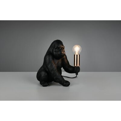 Lampa de masa Kong, RL, 22x15x23 cm, 10W, 1x E14, polirasina, negru Lampa de masa Kong, RL, 22x15x23 cm, 10W, 1x E14, polirasina, negru