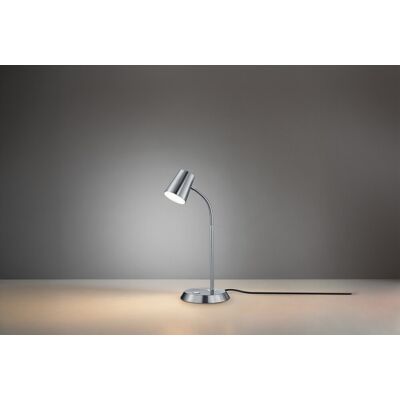 Lampa de masa Narcos, TRIO, 15x38 cm, 6.9W, 1x SMD, metal, nichel mat Lampa de masa Narcos, TRIO, 15x38 cm, 6.9W, 1x SMD, metal, nichel mat