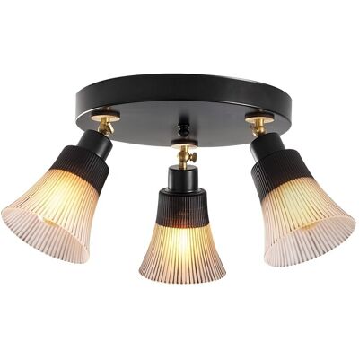 Lustra Foca N-121, Noor, 23 x 48 cm, 3 x E27, 100W, negru Lustra Foca N-121, Noor, 23 x 48 cm, 3 x E27, 100W, negru