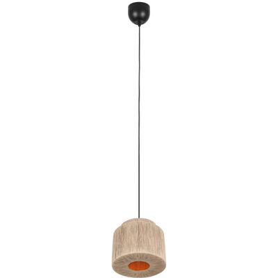 Lustra Smilla, TRIO, 31x150 cm, 10W, 1x E27, metal, negru mat/bej Lustra Smilla, TRIO, 31x150 cm, 10W, 1x E27, metal, negru mat/bej