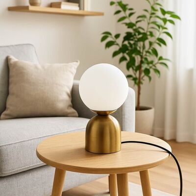 Lampa de masa, Opviq, 780SGN3560, Alb / Antiquat Lampa de masa, Opviq, 780SGN3560, Alb / Antiquat
