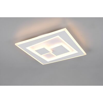 Plafoniera Degas, RL, 35.5x35.5x6.1 cm, 34W, 1x SMD, metal, alb mat Plafoniera Degas, RL, 35.5x35.5x6.1 cm, 34W, 1x SMD, metal, alb mat