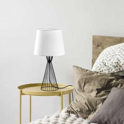 Lampa de masa, Opviq, 892OPV2497, Alb/Negru Lampa de masa, Opviq, 892OPV2497, Alb/Negru