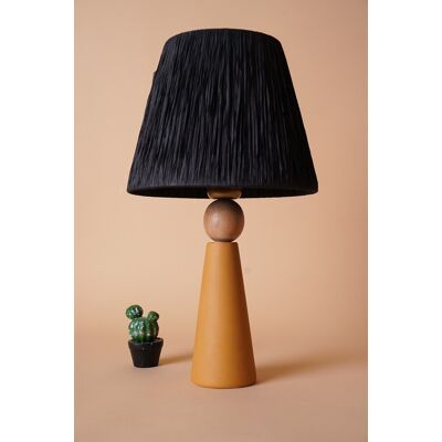 Lampa de masa, Opviq, 687HMY2204, Galben/Negru Lampa de masa, Opviq, 687HMY2204, Galben/Negru