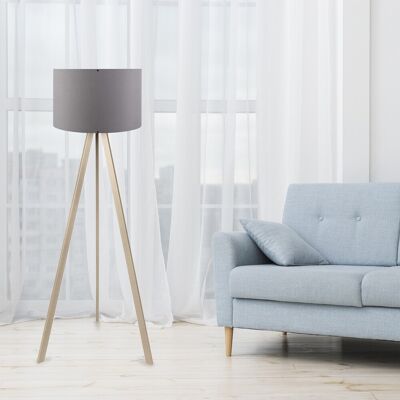 Lampadar, AYD-1522, Insignio, 38 x 140 cm, 1 x E27, 60W, gri/maro Lampadar, AYD-1522, Insignio, 38 x 140 cm, 1 x E27, 60W, gri/maro