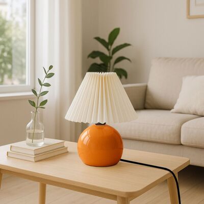 Lampa de masa, Opviq, 780SGN2158, Cremă / Portocală Lampa de masa, Opviq, 780SGN2158, Cremă / Portocală