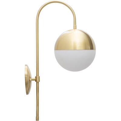 Aplica de perete Glamy Street, Mauro Ferretti, 1 x E14, 40W, 19x31x51 cm, fier/sticla Aplica de perete Glamy Street, Mauro Ferretti, 1 x E14, 40W, 19x31x51 cm, fier/sticla