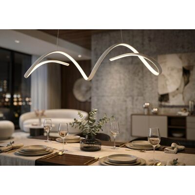 Candelabru, Mauro Ferretti, Uter, banda LED integrata, 65W, 3000K / 4000K / 6000K, 80x20x120 cm, aluminiu/fier, alb Candelabru, Mauro Ferretti, Uter, banda LED integrata, 65W, 3000K / 4000K / 6000K, 80x20x120 cm, aluminiu/fier, alb