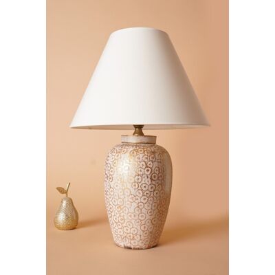 Lampa de masa, Opviq, 687HMY2284, Alb/Auriu Lampa de masa, Opviq, 687HMY2284, Alb/Auriu