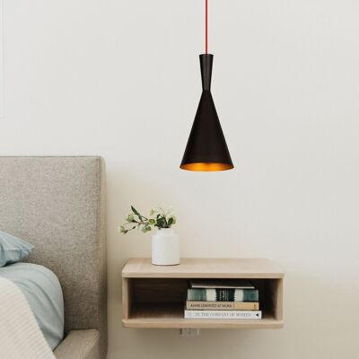 Lustra, Elmas - 3541, Opviq, 19 x 140 cm, 1 x E27, 40W, negru/rosu Lustra, Elmas - 3541, Opviq, 19 x 140 cm, 1 x E27, 40W, negru/rosu