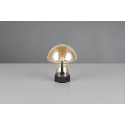 Lampa de masa Dooley, RL, 14x18 cm, 1.5W, 1x SMD, sticla, chihlimbar Lampa de masa Dooley, RL, 14x18 cm, 1.5W, 1x SMD, sticla, chihlimbar
