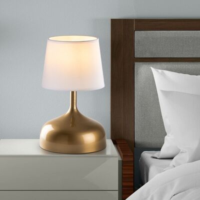 Lampa de masa, Opviq, 892OPV2588, Aur/Alb Lampa de masa, Opviq, 892OPV2588, Aur/Alb