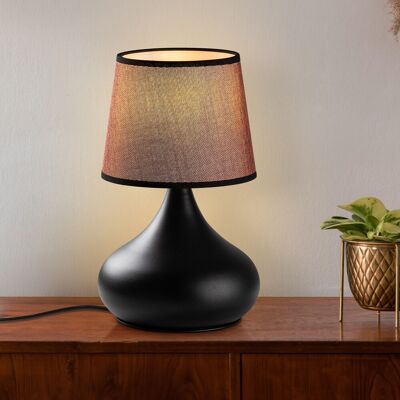 Lampa de masa, Opviq, 892OPV2602, Negru/Maro Lampa de masa, Opviq, 892OPV2602, Negru/Maro