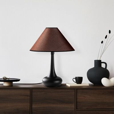 Lampa de masa, Opviq, 892OPV2455, Maro / Negru Lampa de masa, Opviq, 892OPV2455, Maro / Negru