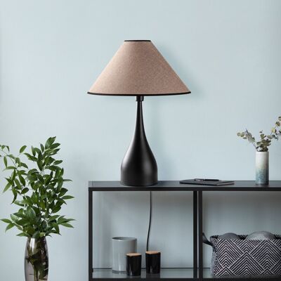 Lampa de masa, Opviq, 892OPV2464, Negru / Maro deschis Lampa de masa, Opviq, 892OPV2464, Negru / Maro deschis