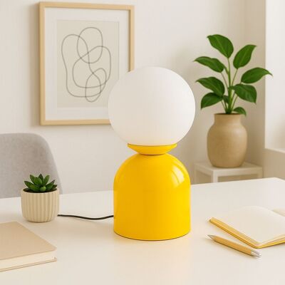 Lampa de masa, Opviq, 780SGN4736, Galben Lampa de masa, Opviq, 780SGN4736, Galben