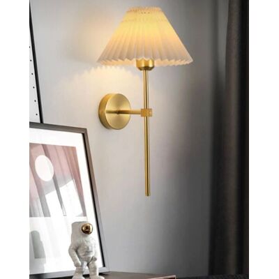 Aplica de perete, Opviq, 751ARL1142, Metal, Aur / Crem Aplica de perete, Opviq, 751ARL1142, Metal, Aur / Crem