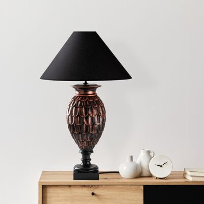 Lampa de masa, Opviq, 897TNL1106, Maro / Negru Lampa de masa, Opviq, 897TNL1106, Maro / Negru
