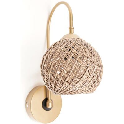 Lampa de Perete Hmy Design - 25x25x25cm - E27 - Marón - Modernă Lampa de Perete Hmy Design - 25x25x25cm - E27 - Marón - Modernă