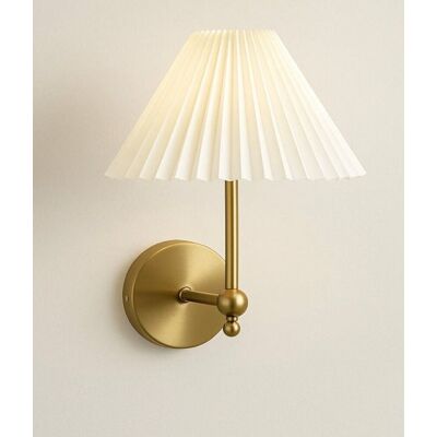 Aplica de perete, Opviq, 751ARL1146, Metal, Aur / Crem Aplica de perete, Opviq, 751ARL1146, Metal, Aur / Crem