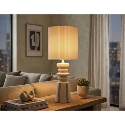 Lampa de masa, Mauro Ferretti, Tribal, 1 x E27, 40W, 22.5x57 cm, ceramica, multicolor Lampa de masa, Mauro Ferretti, Tribal, 1 x E27, 40W, 22.5x57 cm, ceramica, multicolor