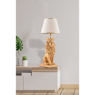 Lampa de masa, Opviq, 390FLH2243, Alb / Argintiu Lampa de masa, Opviq, 390FLH2243, Alb / Argintiu