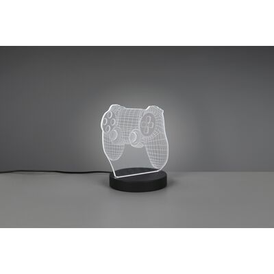 Lampa de masa Joy, RL, 16x12x17 cm, 1.5W, 1x SMD, plastic, negru Lampa de masa Joy, RL, 16x12x17 cm, 1.5W, 1x SMD, plastic, negru