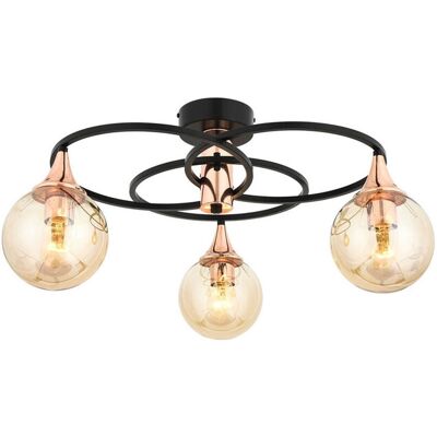 Avonni Lustra, Opviq, 683AVN1125, Negru/Bronz Avonni Lustra, Opviq, 683AVN1125, Negru/Bronz