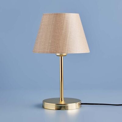 Hermia Kathi - Lampa de masă bej și auriu cu E27 Hermia Kathi - Lampa de masă bej și auriu cu E27