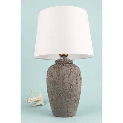 Lampa de masa, Opviq, 687HMY2392, Gri/Alb Lampa de masa, Opviq, 687HMY2392, Gri/Alb