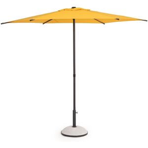 Umbrela pentru gradina / terasa Samba, Bizzotto, Ø 270 cm, stalp Ø 38 mm, otel/poliester, galben mimosa Umbrela pentru gradina / terasa Samba, Bizzotto, Ø 270 cm, stalp Ø 38 mm, otel/poliester, galben mimosa
