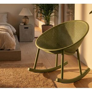 Scaun balansoar Mauro Ferretti, Ibiza, 66x88x80 cm, utilizare interior / exterior, plastic, verde Scaun balansoar Mauro Ferretti, Ibiza, 66x88x80 cm, utilizare interior / exterior, plastic, verde