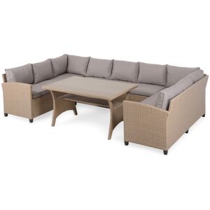 Maison Set mobilier pentru gradina/terasa I, 4 piese, Baxter, natur/bej Maison Set mobilier pentru gradina/terasa I, 4 piese, Baxter, natur/bej
