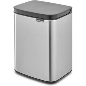 Cos de gunoi, Brabantia, Bo Small, 4 L, 17.2x20x27.2 cm, otel, argintiu Cos de gunoi, Brabantia, Bo Small, 4 L, 17.2x20x27.2 cm, otel, argintiu