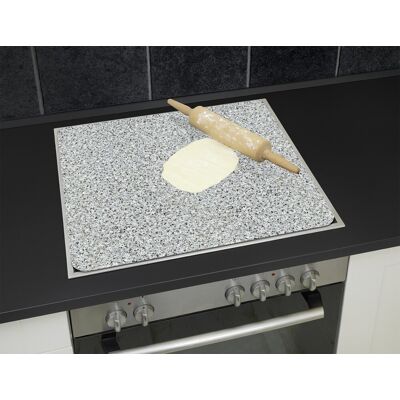 Protectie perete bucatarie Granite, Wenko, 56x50x0.5 cm, sticla temperata/silicon, multicolor Protectie perete bucatarie Granite, Wenko, 56x50x0.5 cm, sticla temperata/silicon, multicolor
