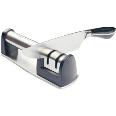 Dispozitiv de ascutit cutite, Zokura, 21x6 cm, inox Dispozitiv de ascutit cutite, Zokura, 21x6 cm, inox