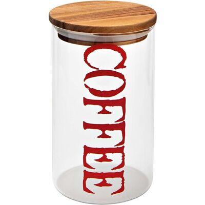 Recipient cu capac pentru cafea, Coffee Jar, Brandani, Ø10x17 cm, sticla Recipient cu capac pentru cafea, Coffee Jar, Brandani, Ø10x17 cm, sticla