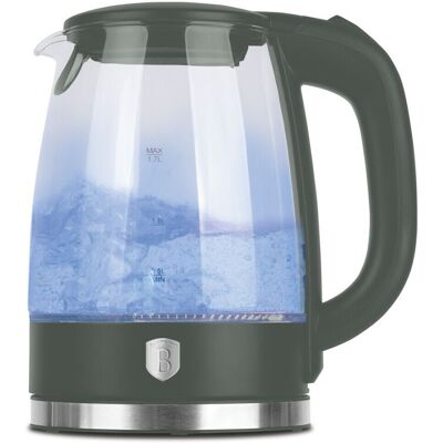 Ceainic electric Berlinger Haus, Matte Green, 1.7 L, sticla borosilicata, verde mat/transparent Ceainic electric Berlinger Haus, Matte Green, 1.7 L, sticla borosilicata, verde mat/transparent