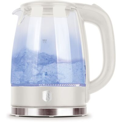 Ceainic electric Berlinger Haus, Sahara, 1.7 L, sticla borosilicata, crem mat/transparent Ceainic electric Berlinger Haus, Sahara, 1.7 L, sticla borosilicata, crem mat/transparent