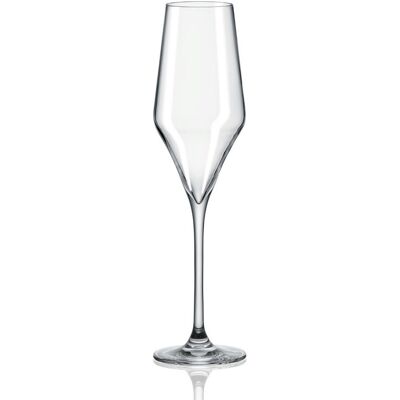 Set 6 pahare pentru sampanie Aram, Rona, 220 ml, sticla, transparent Set 6 pahare pentru sampanie Aram, Rona, 220 ml, sticla, transparent
