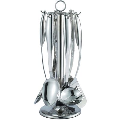 Set ustensile de bucatarie 7 piese, Zokura, inox Set ustensile de bucatarie 7 piese, Zokura, inox