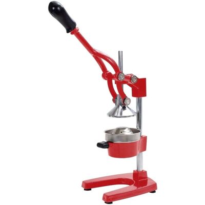 Storcator manual citrice si rodie, Zokura, fonta/inox, rosu Storcator manual citrice si rodie, Zokura, fonta/inox, rosu