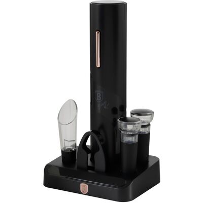 Deschizator de sticle de vin 6 in 1 Berlinger Haus, Black Rose, negru Deschizator de sticle de vin 6 in 1 Berlinger Haus, Black Rose, negru