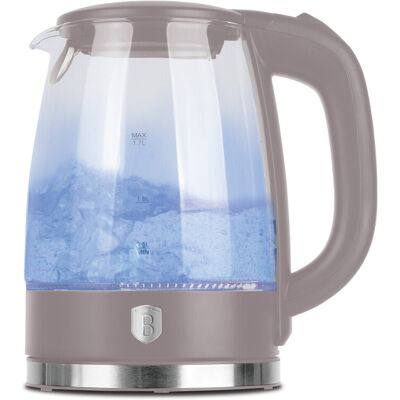 Ceainic electric Berlinger Haus, Taupe, 1.7 L, sticla borosilicata, taupe mat/transparent Ceainic electric Berlinger Haus, Taupe, 1.7 L, sticla borosilicata, taupe mat/transparent